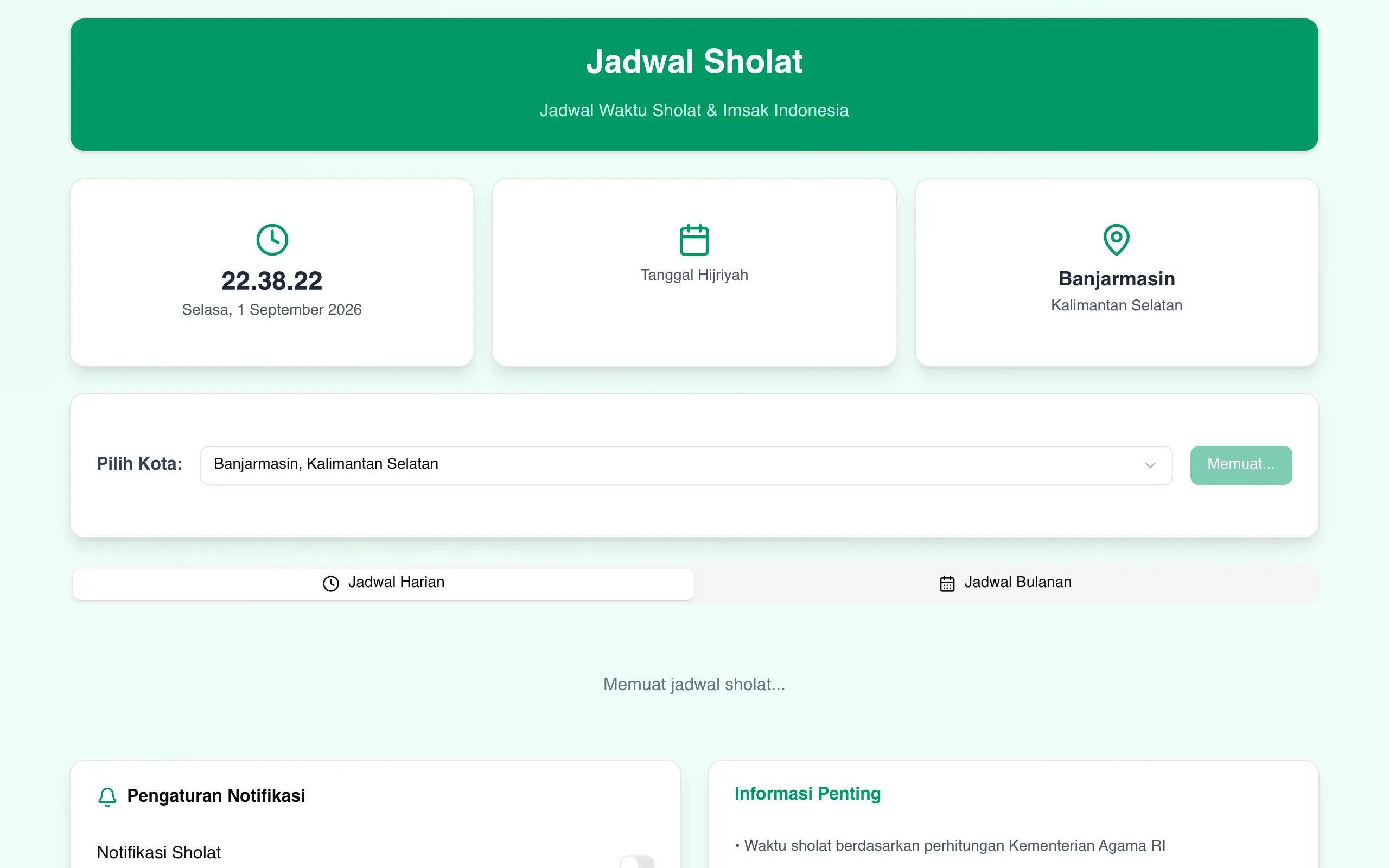 Screenshot jadwal-sholat-zai