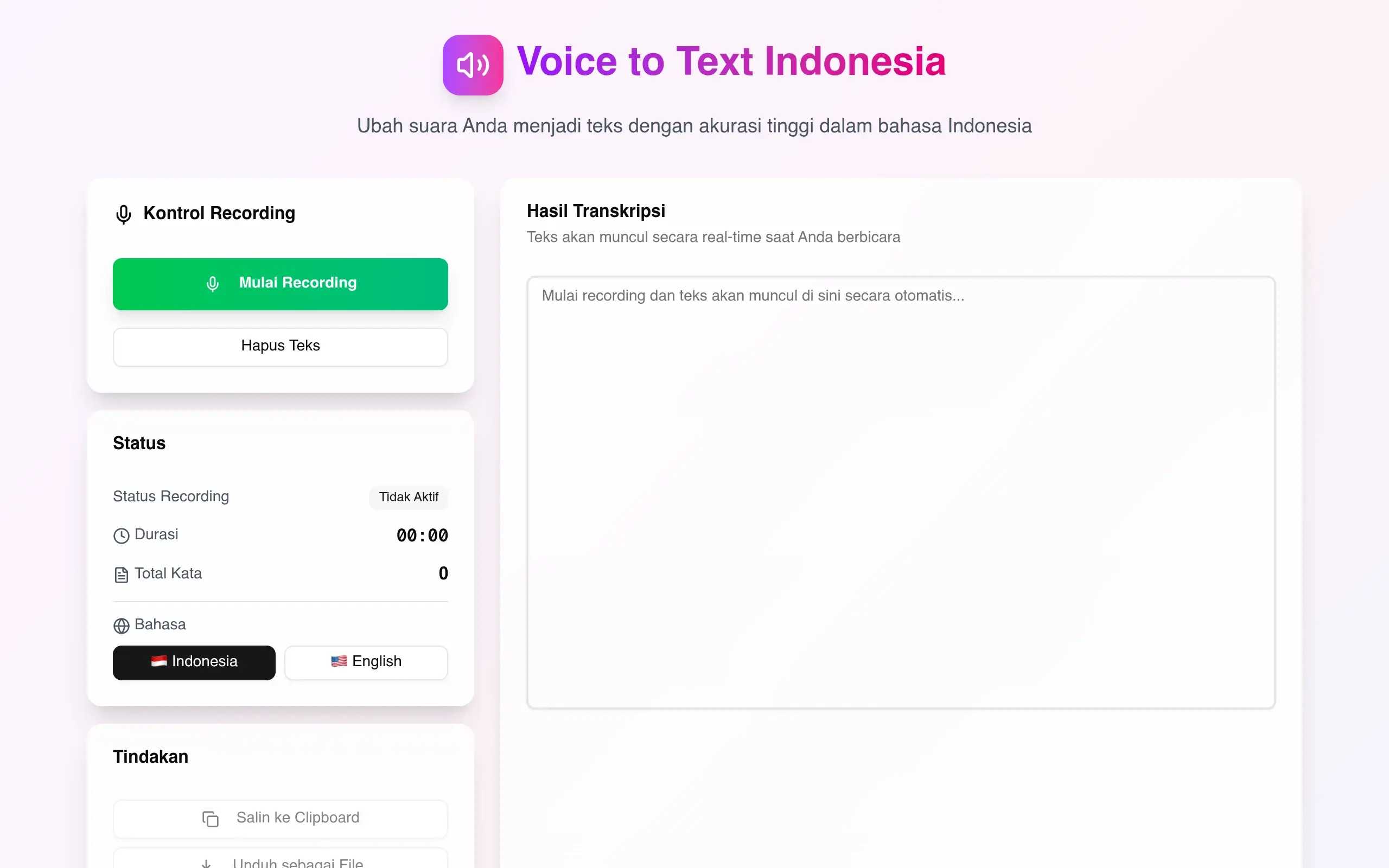 Screenshot voice-to-text-id-ok
